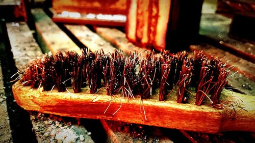 Close-up of rusty metal