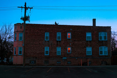 Low angle view of building against sky