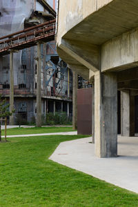 Entrance of building