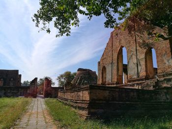 View of temple against sky