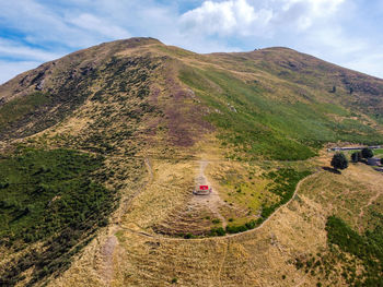Aerial view of mount giumello