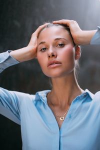 Portrait of young woman