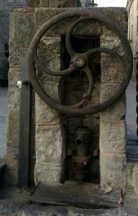 Close-up of rusty metal