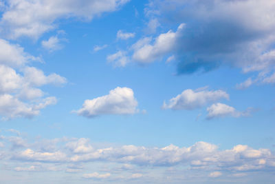 Low angle view of clouds in sky