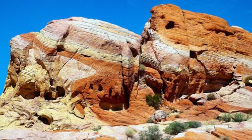 View of rock formations