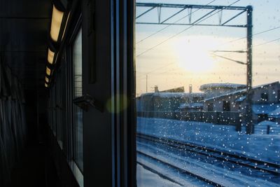 Railroad station platform