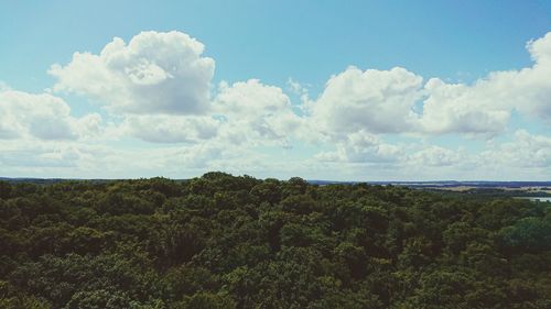 Panoramic view of landscape against sky