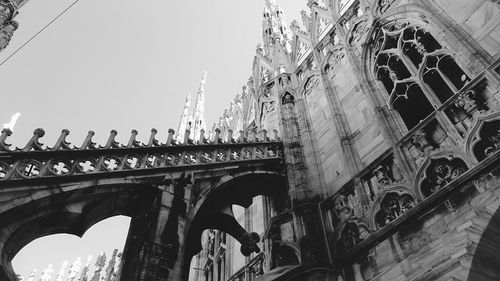 Low angle view of church against sky