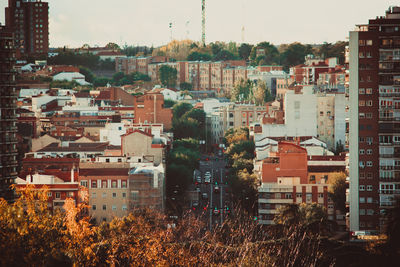 Cityscape against sky
