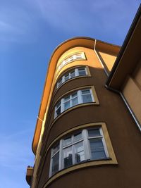 Low angle view of building against sky