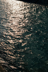 Full frame shot of sea water