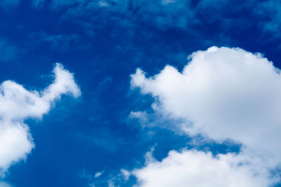 Low angle view of clouds in sky