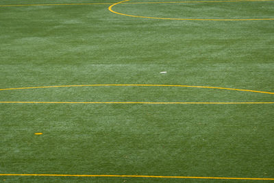 Scenic view of soccer field