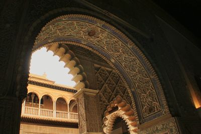 Low angle view of historical building