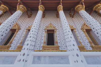 Low angle view of ornate building