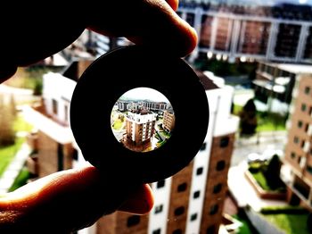Woman holding umbrella