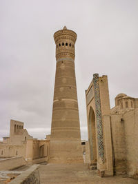 Low angle view of historic building against sky