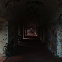 Interior of abandoned building