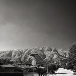 Scenic view of snow covered mountains