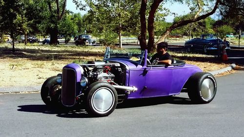 Car on road