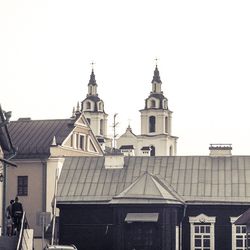 Low angle view of church