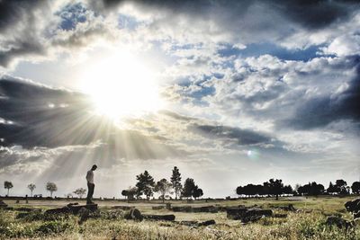 Scenic view of landscape against sky