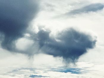 Low angle view of clouds in sky