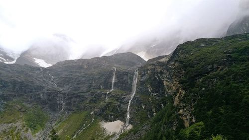 Scenic view of mountains