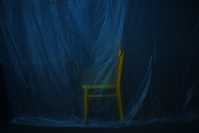 Low angle view of illuminated light painting