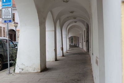 Corridor of building