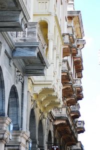 Low angle view of building against sky