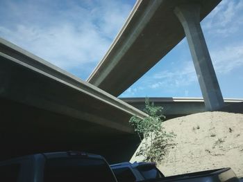 Low angle view of built structure against the sky