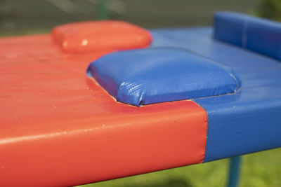 Close-up of yellow rubber duck