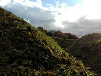 Scenic view of landscape against sky