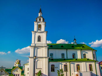 Low angle view of building against sky