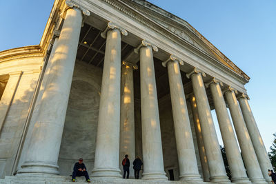 Low angle view of memorial