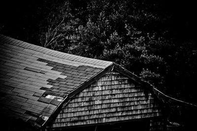 View of built structure against trees