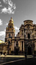 View of historical building against sky in city