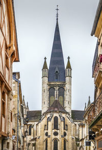 Low angle view of buildings against sky