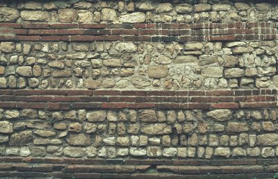 Close-up of brick wall