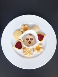 Close-up of served food