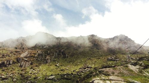 Scenic view of landscape against sky