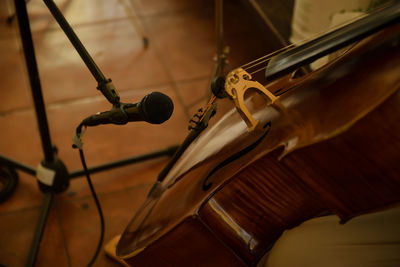 Close-up of guitar