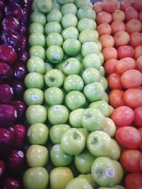 Full frame shot of food in market