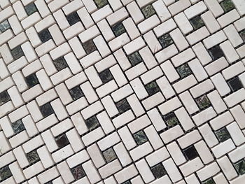 Full frame shot of tiled floor