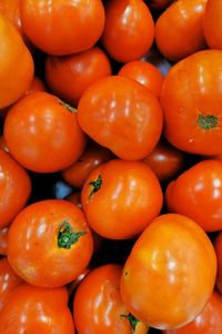 Full frame shot of oranges in market