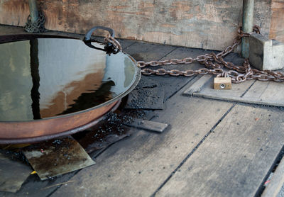 Close-up of rusty metal