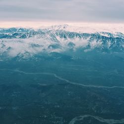 Snow covered landscape