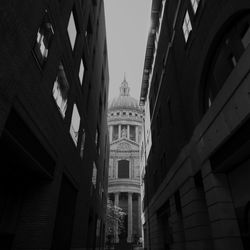 Low angle view of buildings against sky