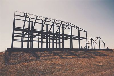 Low angle view of building against sky